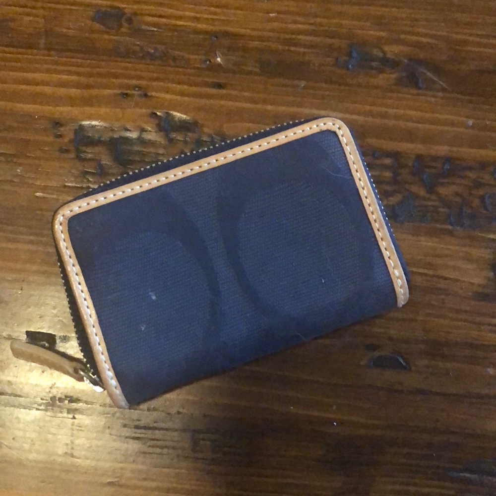 Coach Denim Mini Wallet